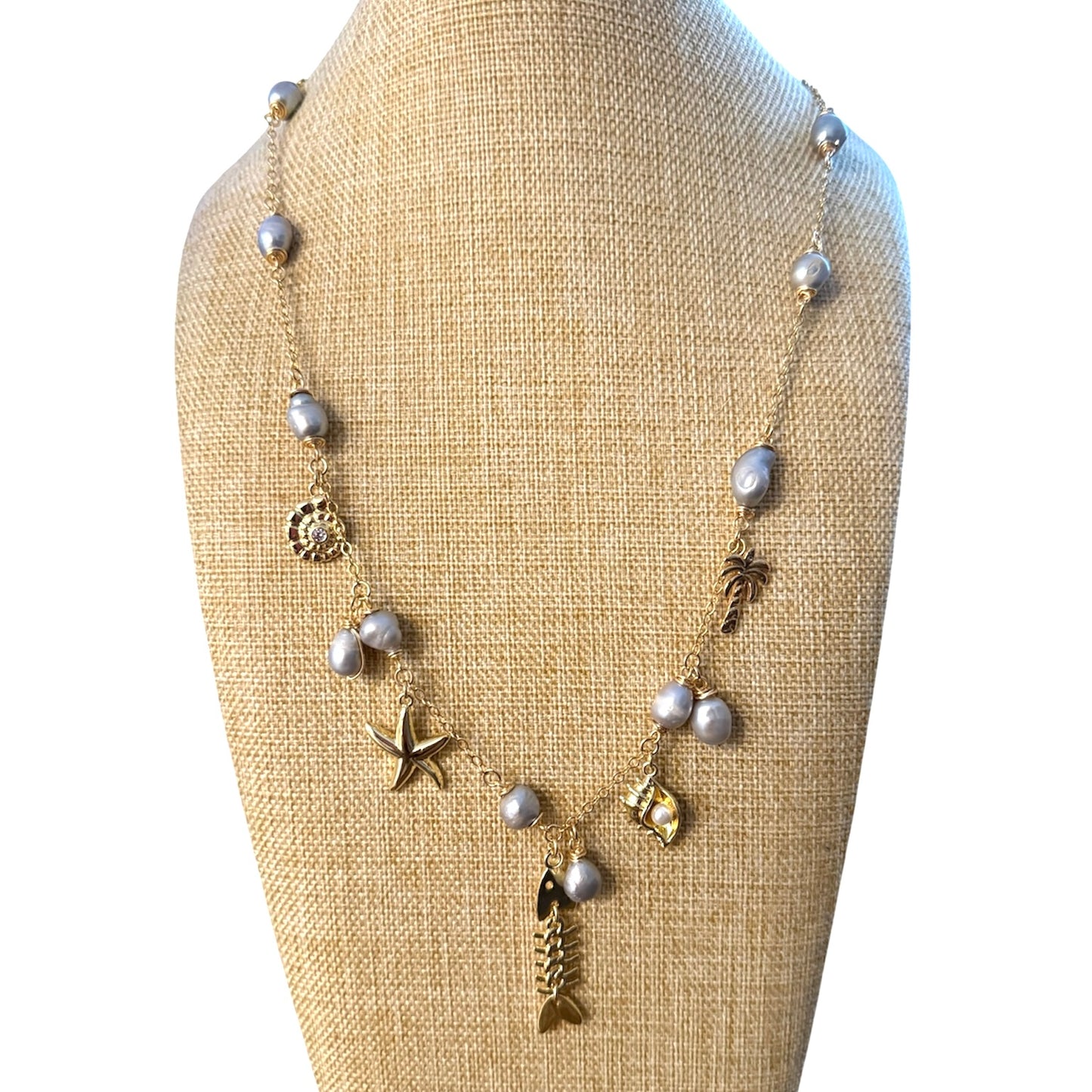Fish In long pearls