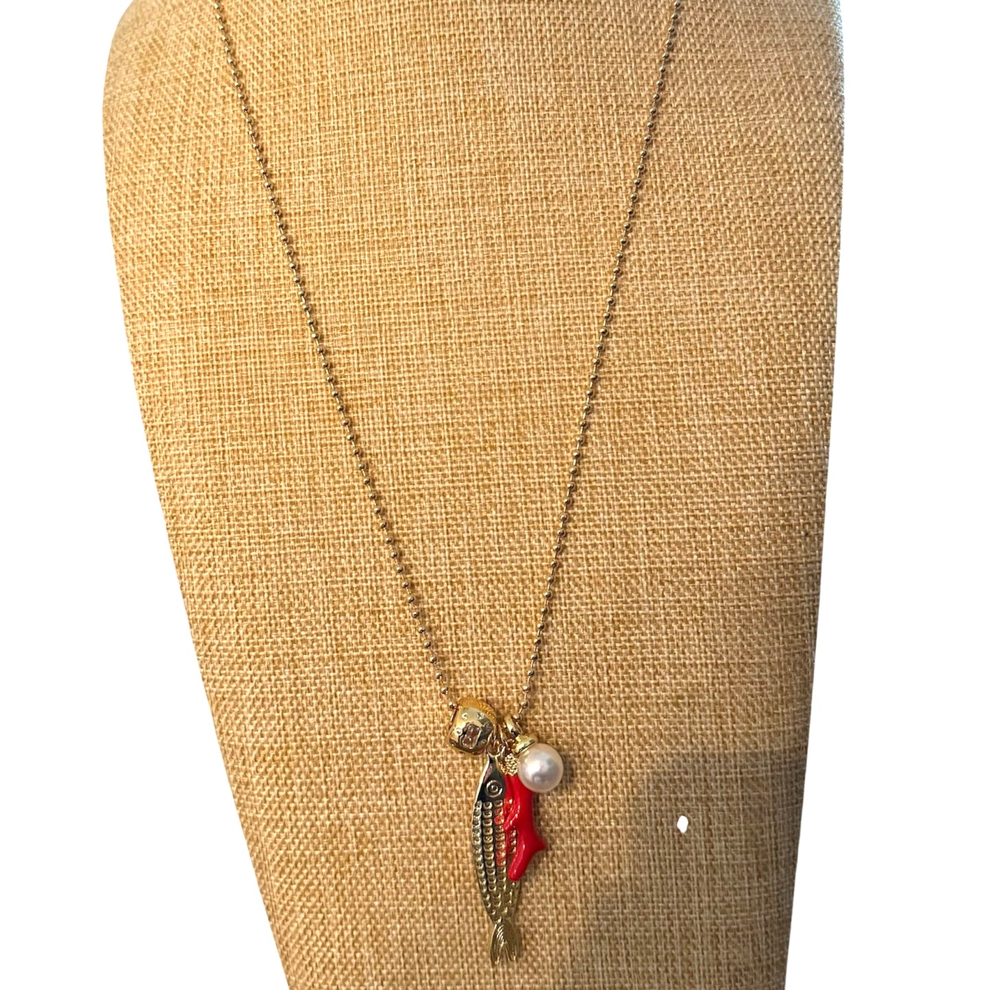 Fish, red and pearl