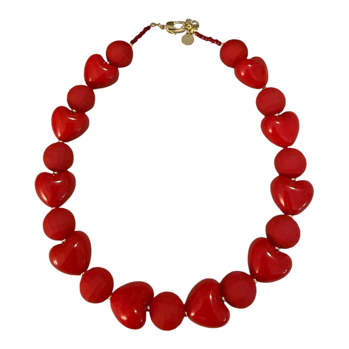 Red, hearts and circles