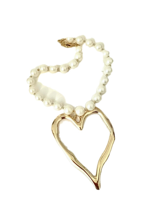 Pearls and Maxi Heart
