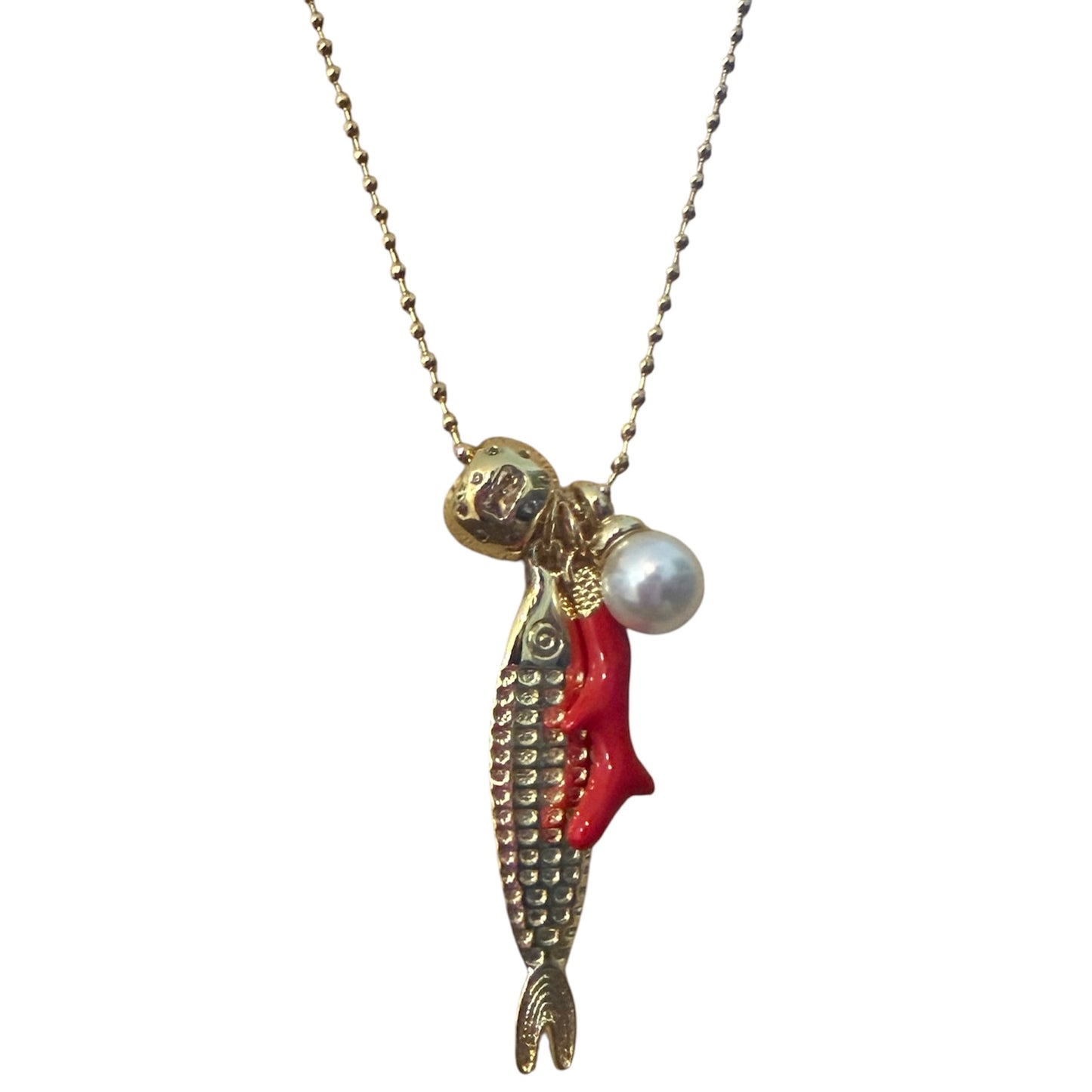 Fish, red and pearl