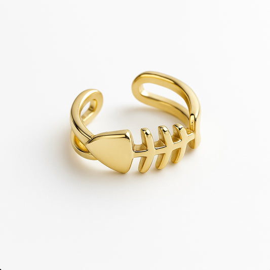 Fishbone Ring