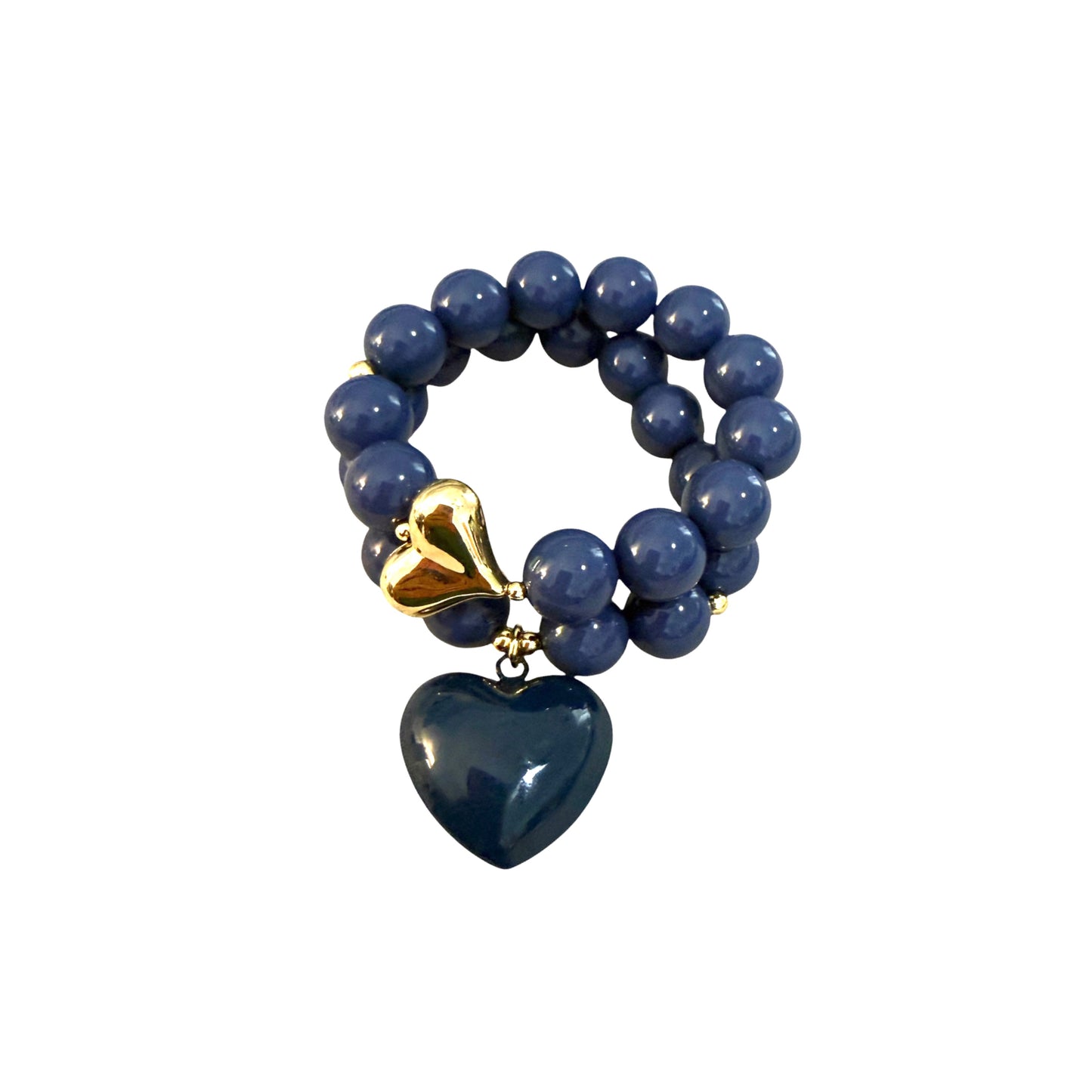 One blue one gold