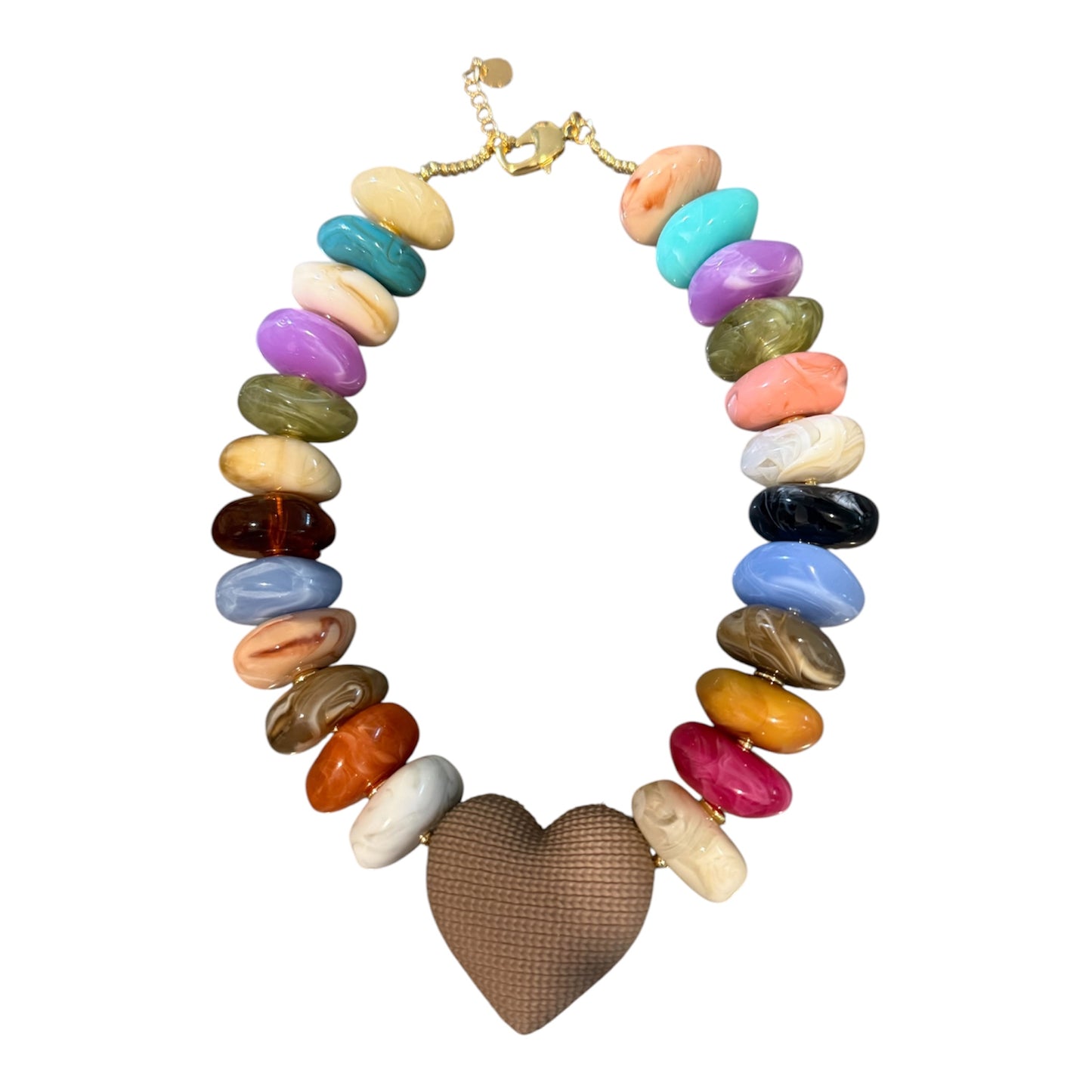 Mix colors brown heart