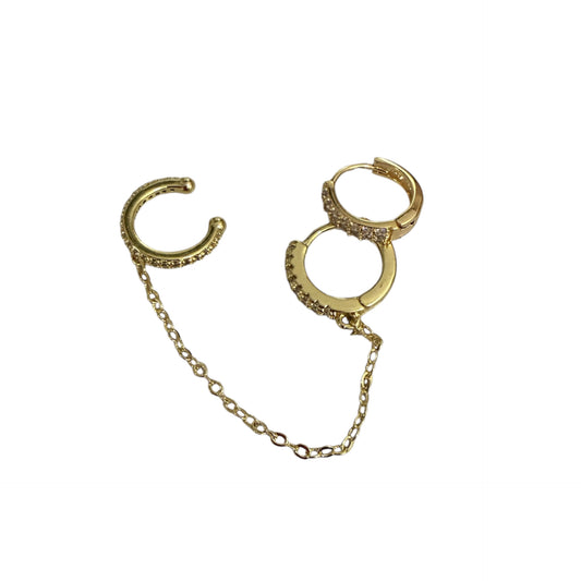 Hoops + Ear cuff
